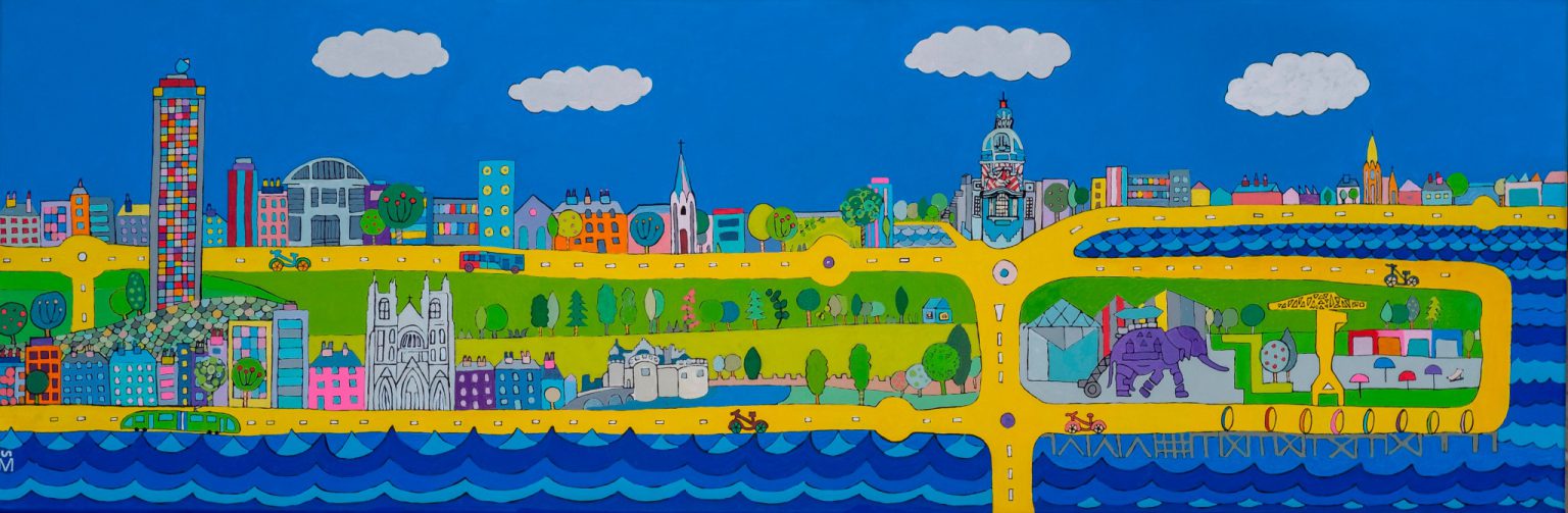 Peinture : Nantes colorés